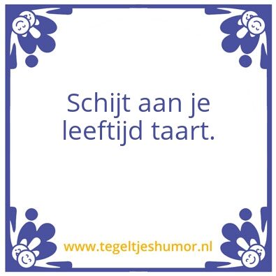 Tegeltje: Jeroen