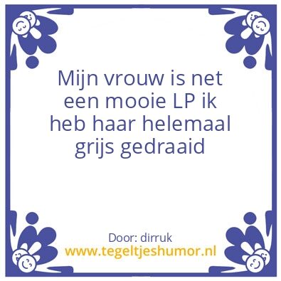 Tegeltje: dussss