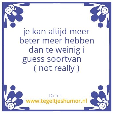 Tegeltje: Tegeltje