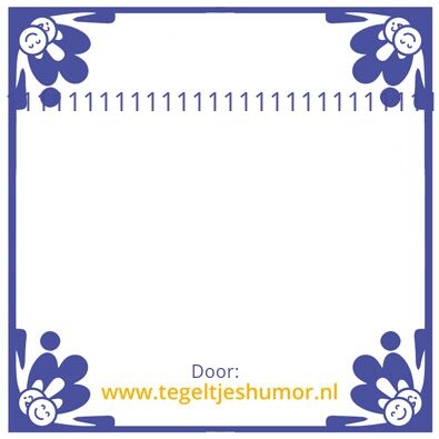 Tegeltje: Tegeltje