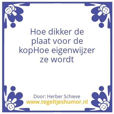Tegeltje: Herbert