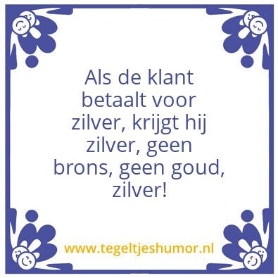 Tegeltje: Dhr kom