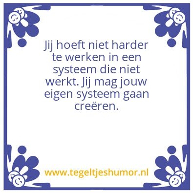 Tegeltje: JIJ