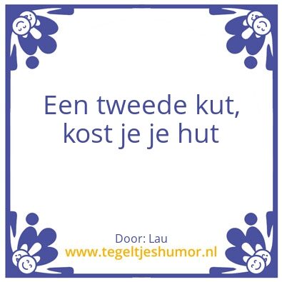 Tegeltje: Lau