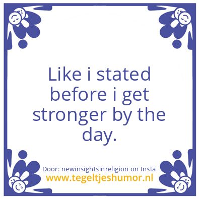 Tegeltje: Thanks for the attention !2
