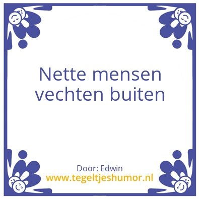 Tegeltje: 6-11-2019