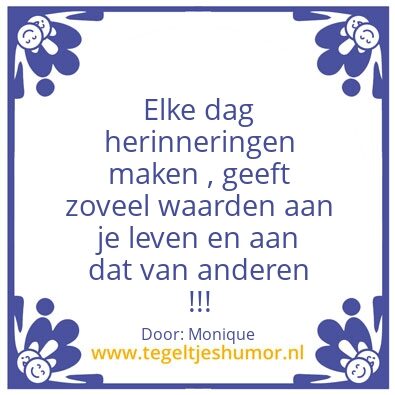 Tegeltje: Leven !!!!