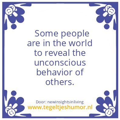 Tegeltje: Some people