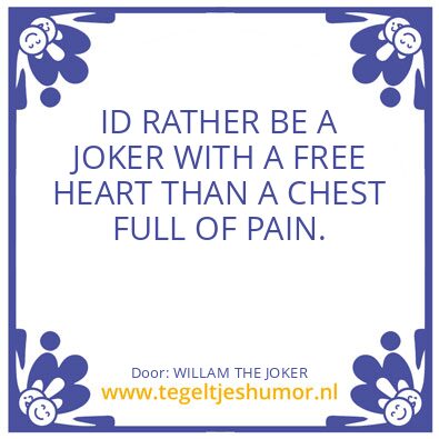 Tegeltje: WHO ?