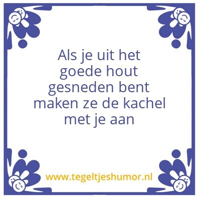 Tegeltje: Hout
