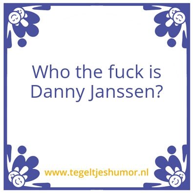 Tegeltje: Danny