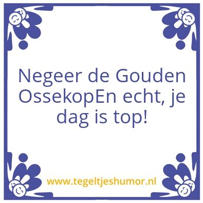 Tegeltje: Tegeltjeswijsheid