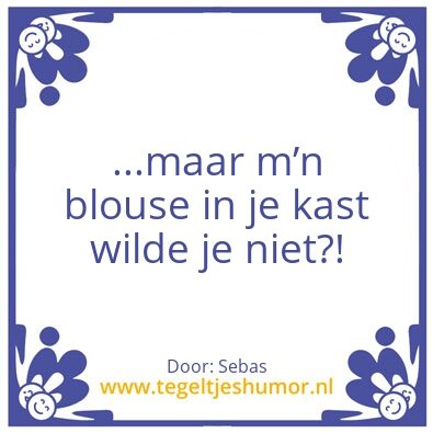 Tegeltje: Kast