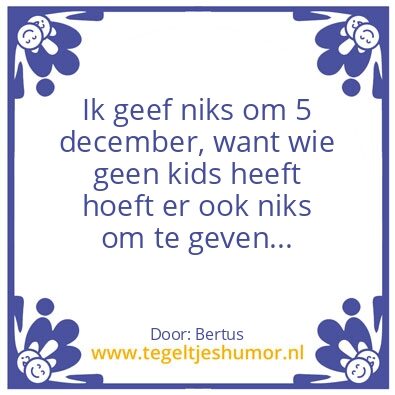 Tegeltje: Sinterkneus