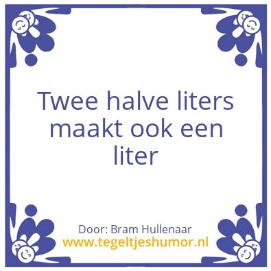Tegeltje: Vla wijsheden