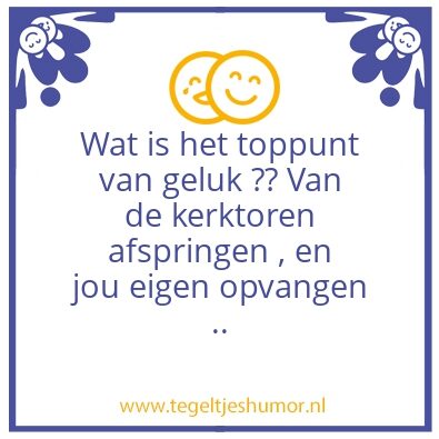 Tegeltje: Raadsel(tje) ..