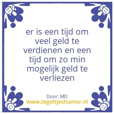 Tegeltje: …
