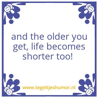 Tegeltje: Life