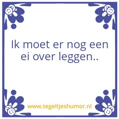 Tegeltje: Jeroen