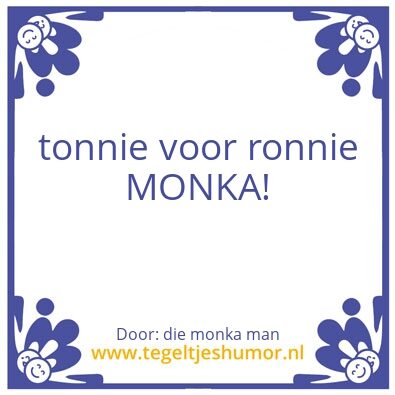 Tegeltje: voor pap