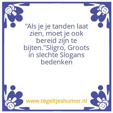 Tegeltje: Sligro