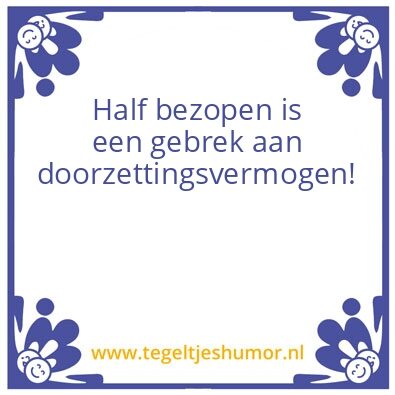 Tegeltje: .