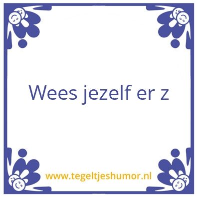 Tegeltje: Hashtag sonya