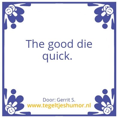 Tegeltje: Ik ben Gerrit.