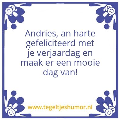 Tegeltje: Proficiat
