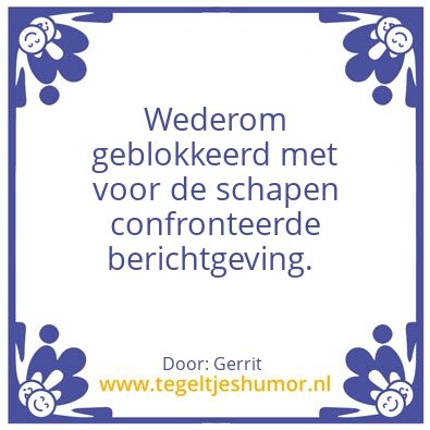 Tegeltje: Fb
