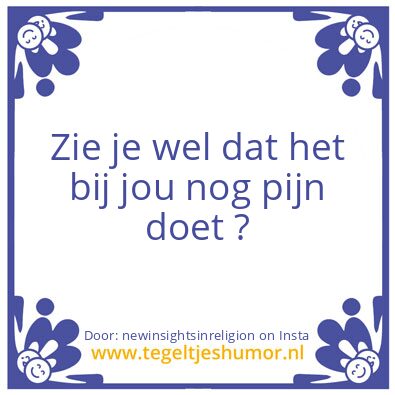 Tegeltje: What a beautiful day