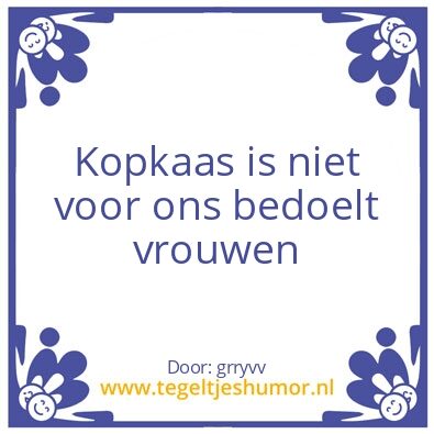 Tegeltje: vrouwen