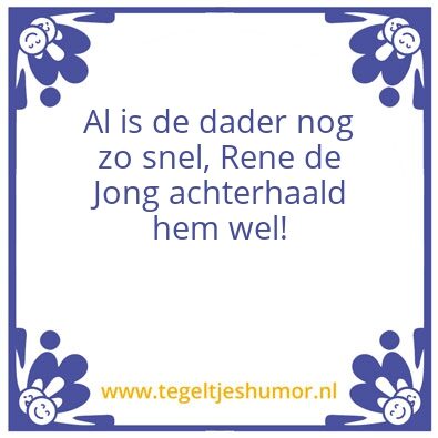 Tegeltje: .