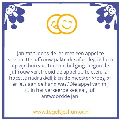 Tegeltje: Jantje