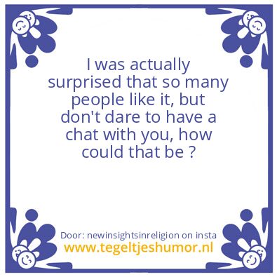 Tegeltje: chat ..