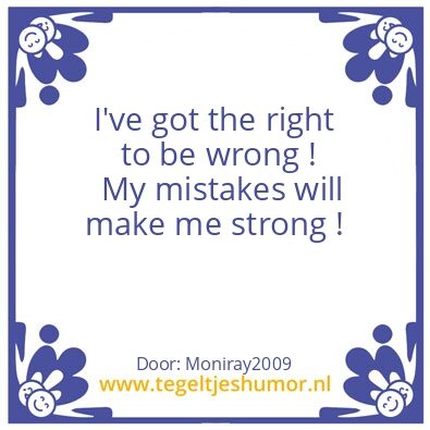 Tegeltje: Right