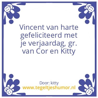 Tegeltje: Proficiat