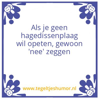 Tegeltje: Hagedissen