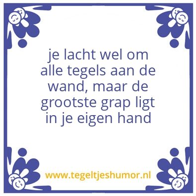 Tegeltje: .