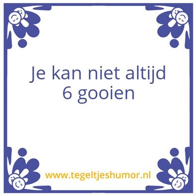 Tegeltje: Tegel