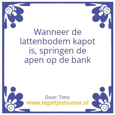 Tegeltje: MonkeyTime