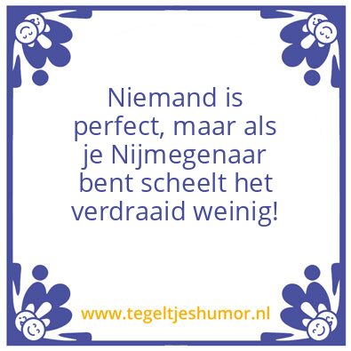 Tegeltje: Nijmegen