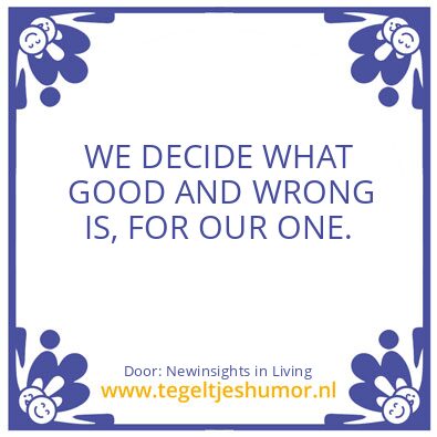 Tegeltje: Newinsights in Living