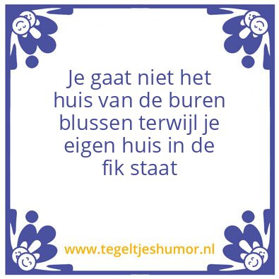 Tegeltje: .