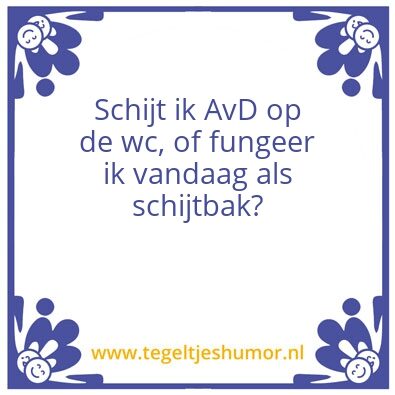 Tegeltje: A.v.D.