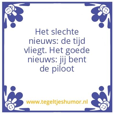 Tegeltje: Slechte nieuws
