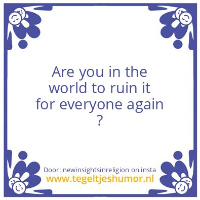 Tegeltje: cause and effec