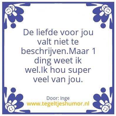 Tegeltje: Liefde