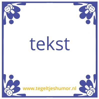 Tegeltje: Marleen