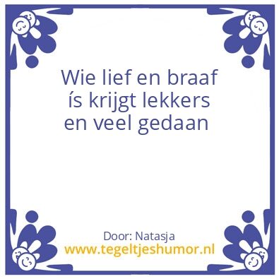 Tegeltje: Door denker